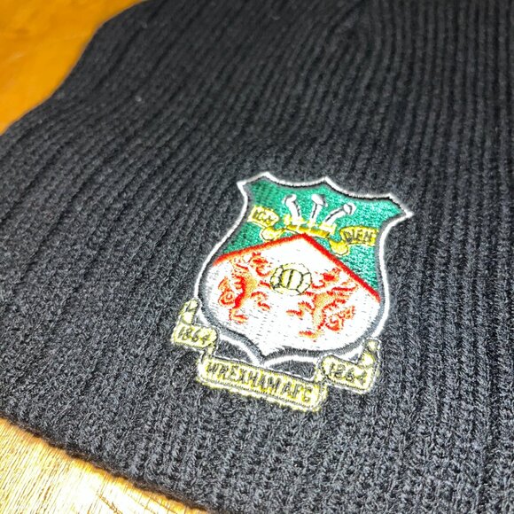 Wrexham FC stocking cap beanie black unisex adults - Picture 2 of 6